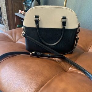 Kate Spade cream and black crossbody